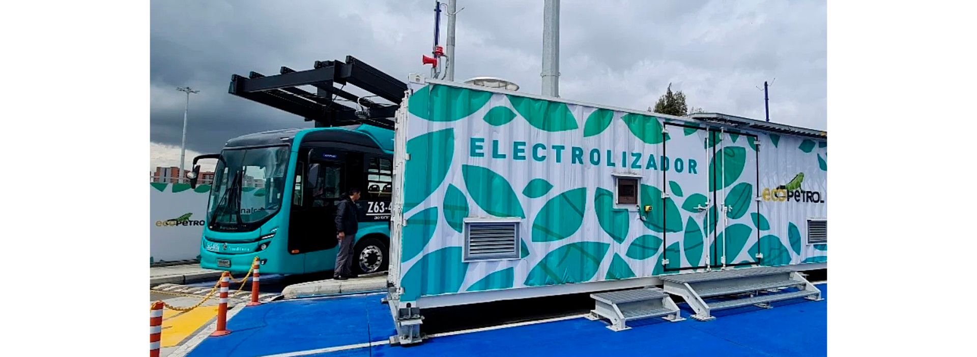 Ecopetrol produjo hidrógeno verde para la flota de buses del sistema Sitp de Bogotá