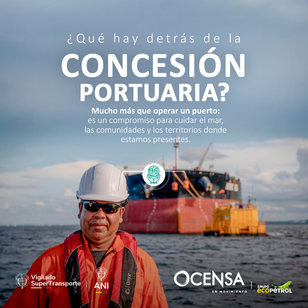 ¿Sabías que la concesión portuaria es clave para proteger el mar, las comunidades y el entorno donde operamos?