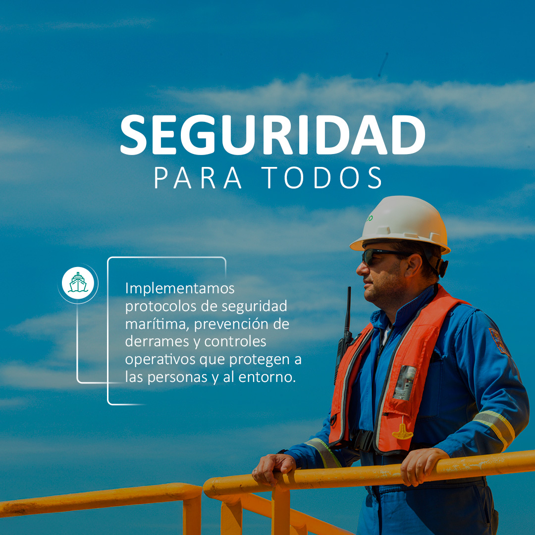 La concesión portuaria es clave para proteger el mar, las comunidades y el entorno donde operamos