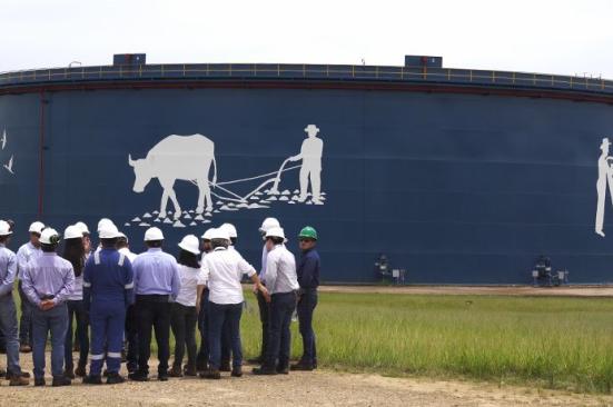 Siete empresas remitentes visitaron la estación Cusiana