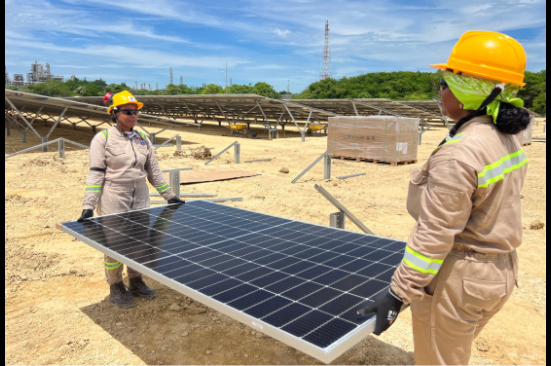 Primera granja solar en una refinería de Latinoamérica es de Ecopetrol