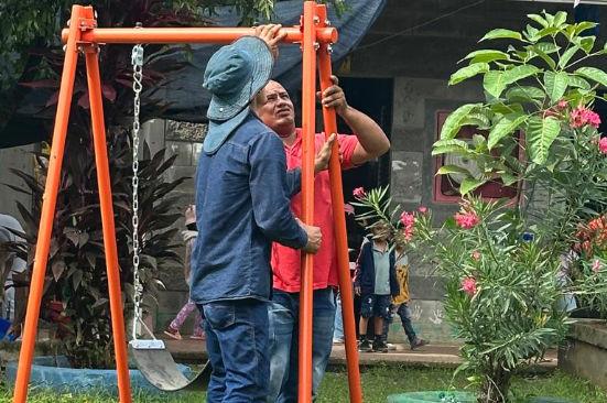 El nuevo parque infantil para Hojas de Olivo, en Caucasia